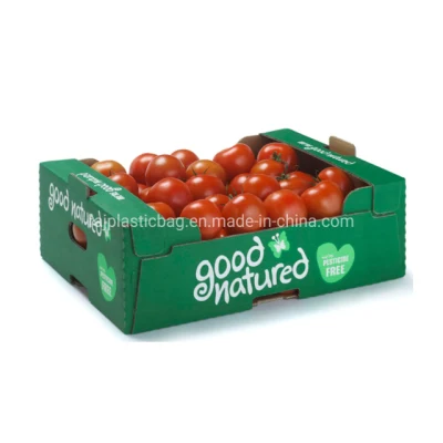 Imballaggi personalizzati in cartone ondulato per verdura, frutta e pomodori